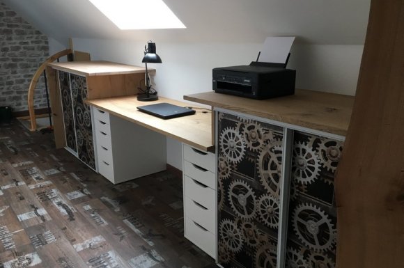 Artisan spécialiste de la création de meubles bois et métal sur mesure